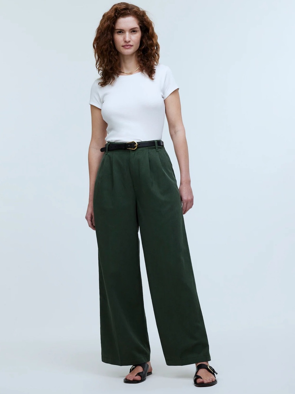 Madewell Petite Curvy Harlow Wide-Leg Pant Size 10P NWT